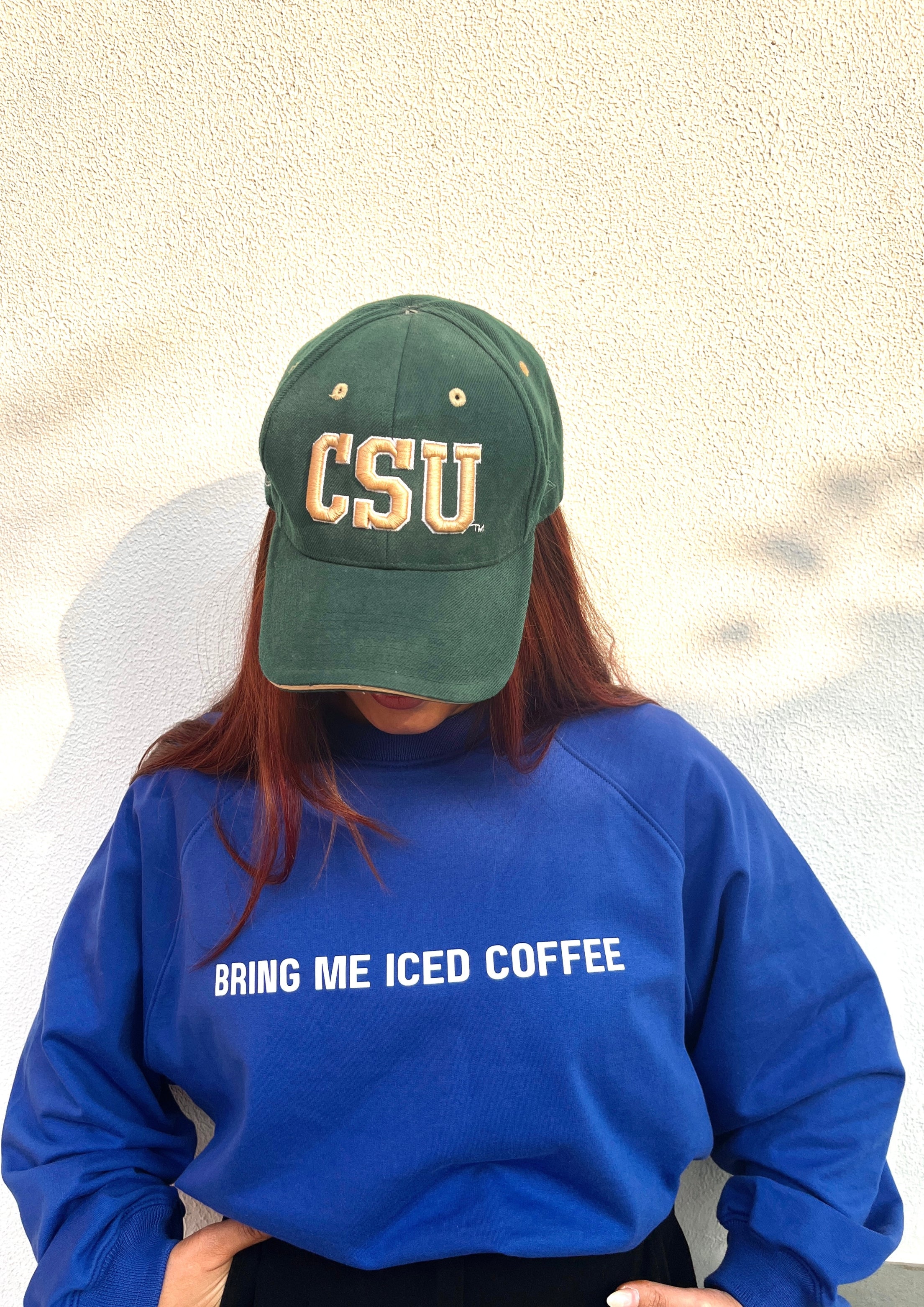 Bring Me Iced Coffee | Oversized Sweatshirt