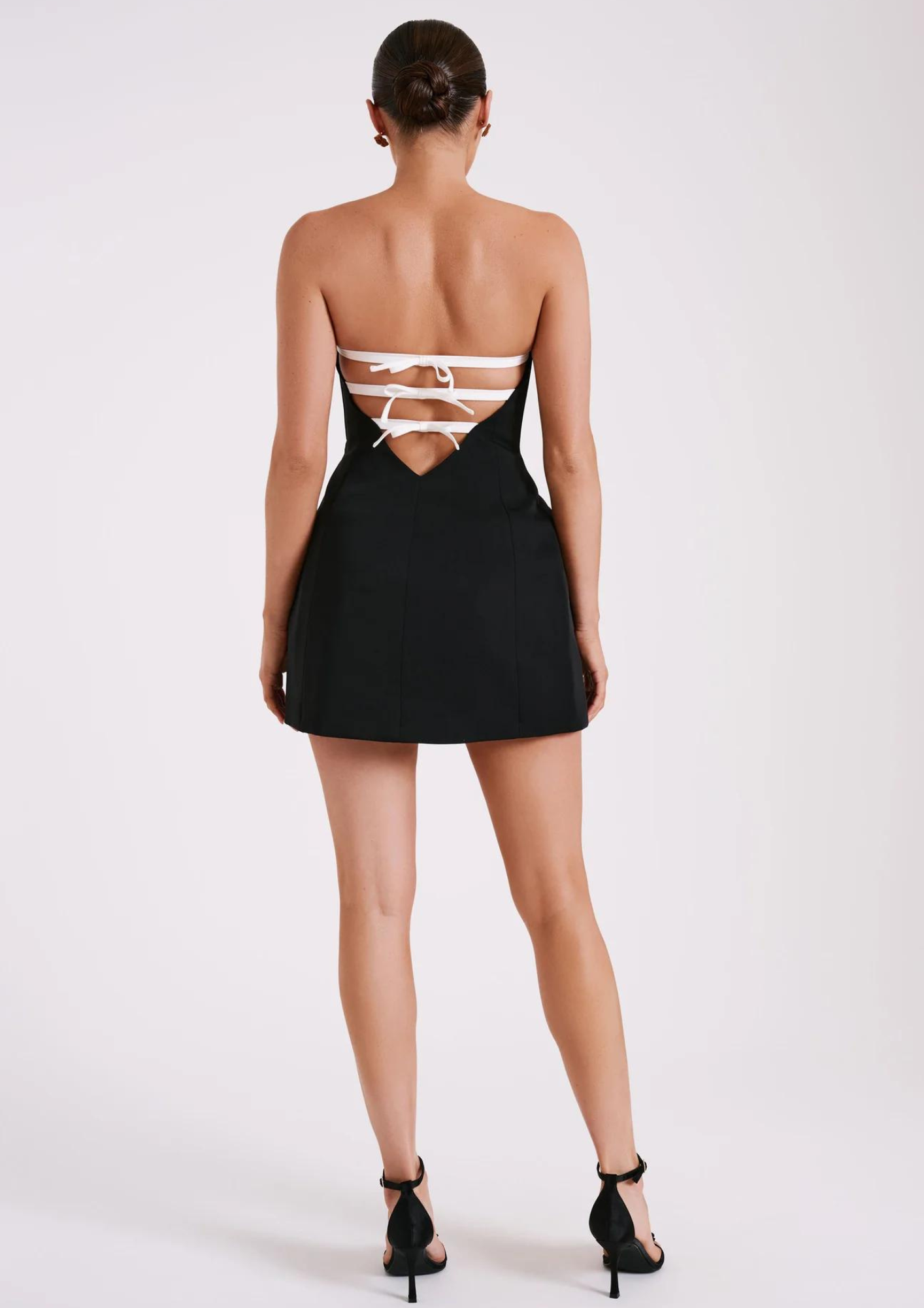 Ribbon Back Delight Mini Dress