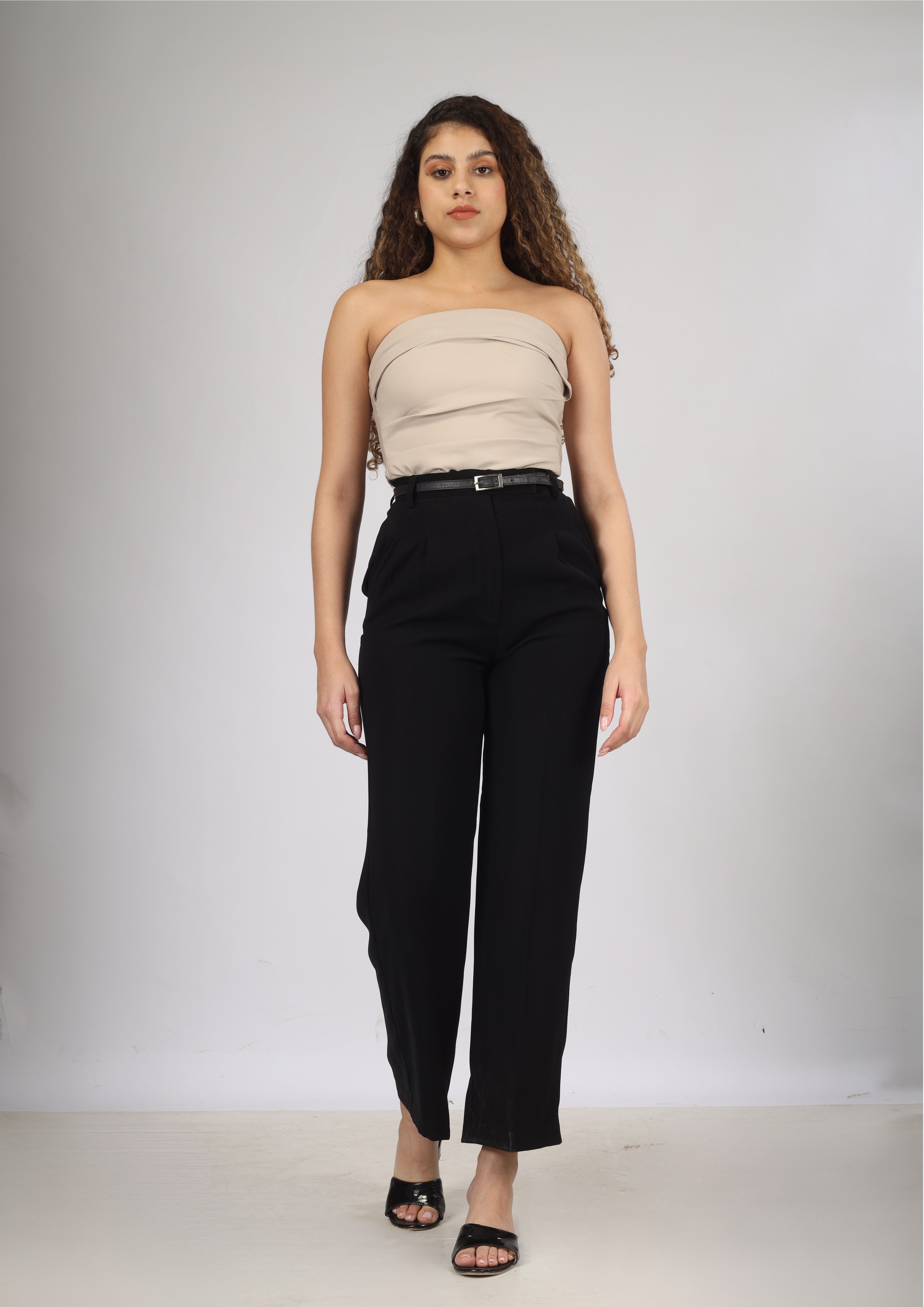 Premium Signature Wide Leg Trousers