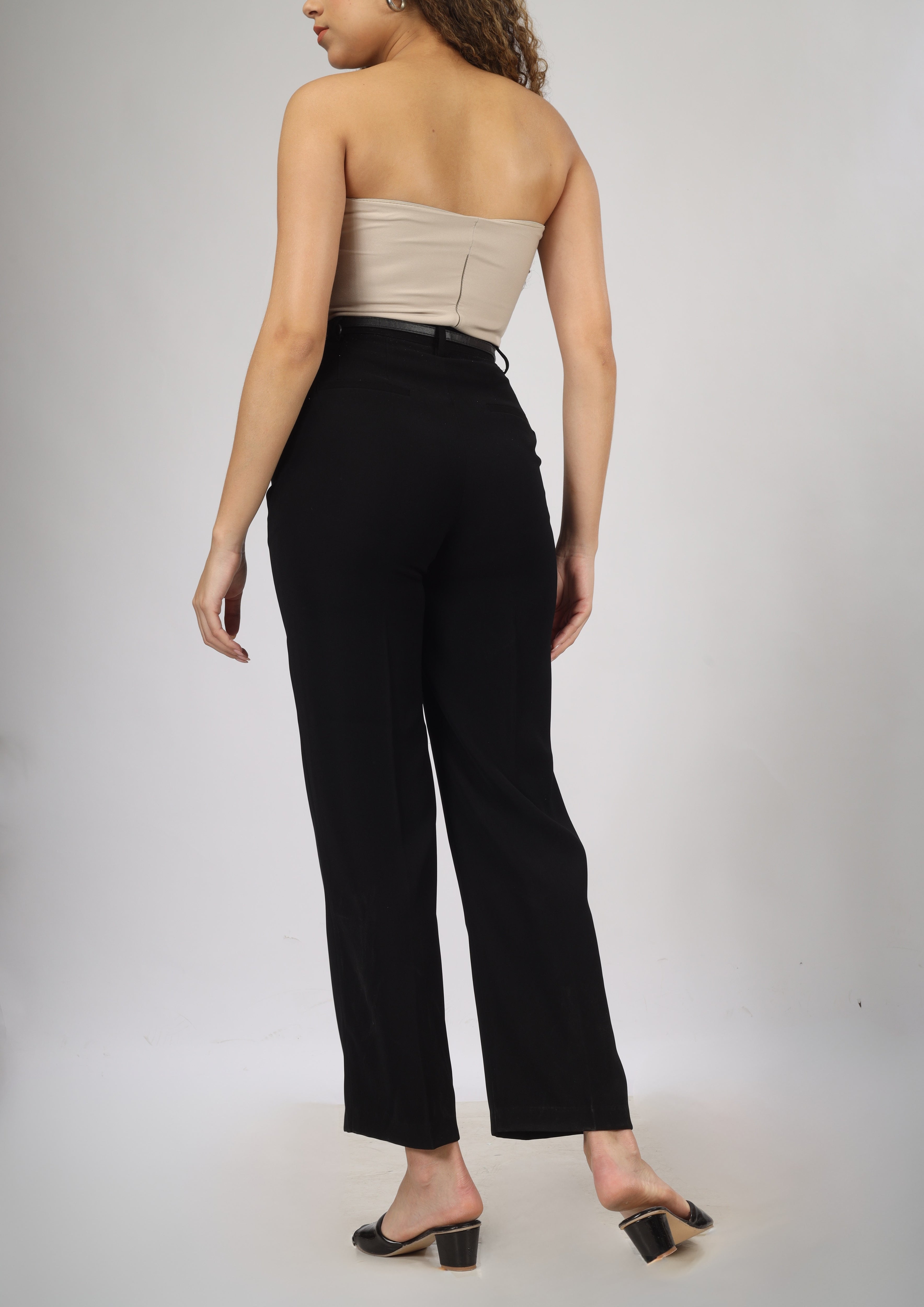 Premium Signature Wide Leg Trousers