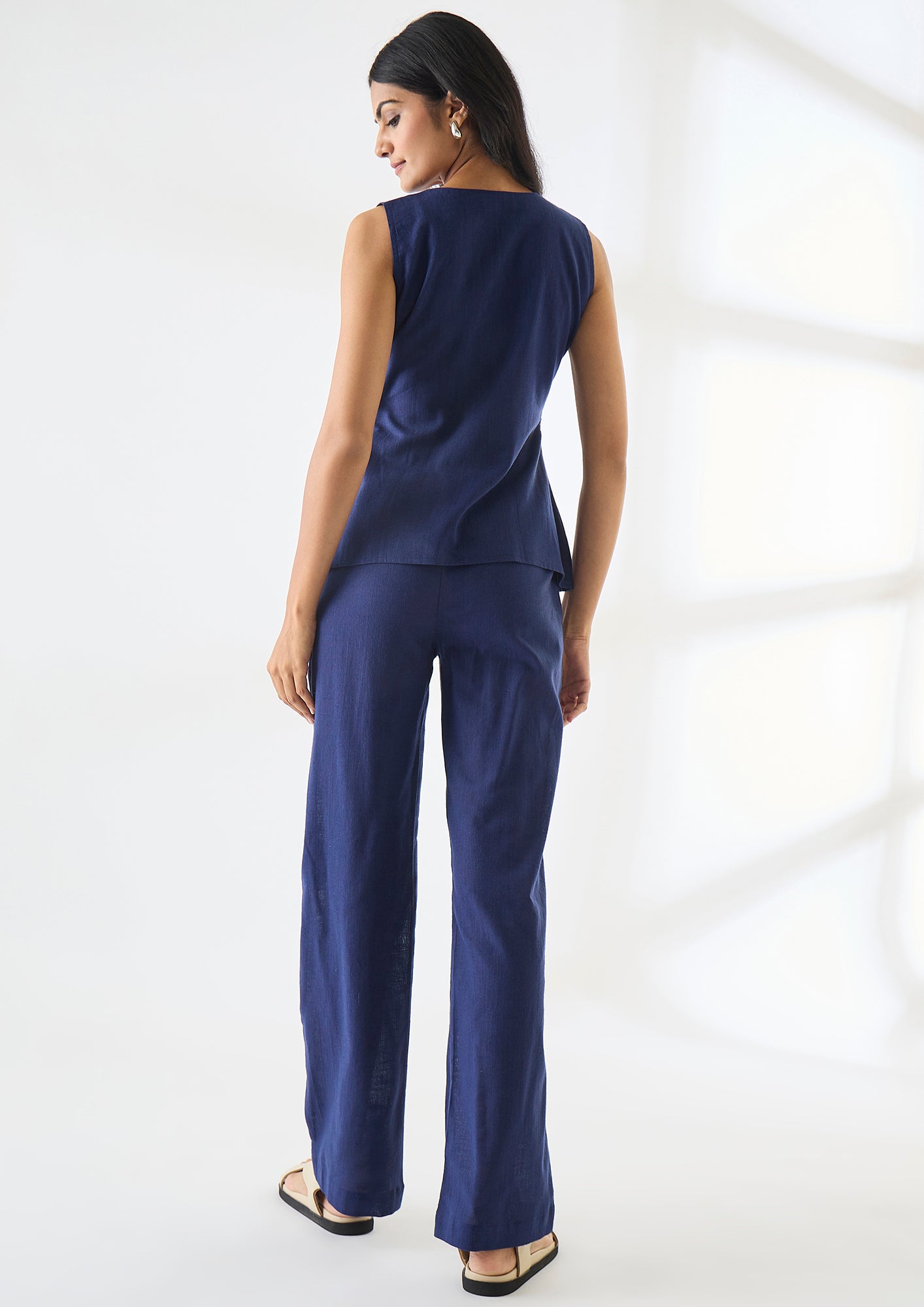 Indigo Wrap Co-ord Set