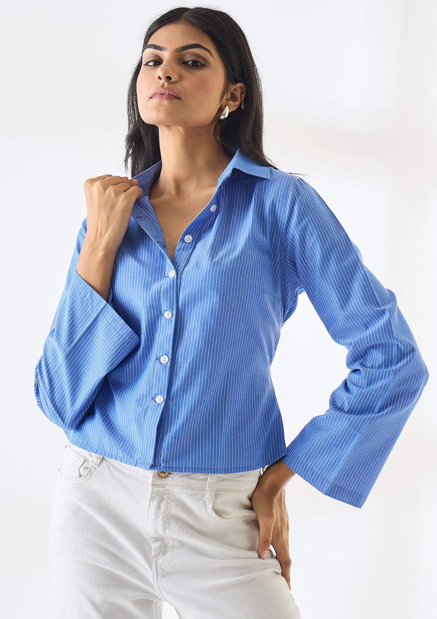 Tailored Tie-Back Shirt