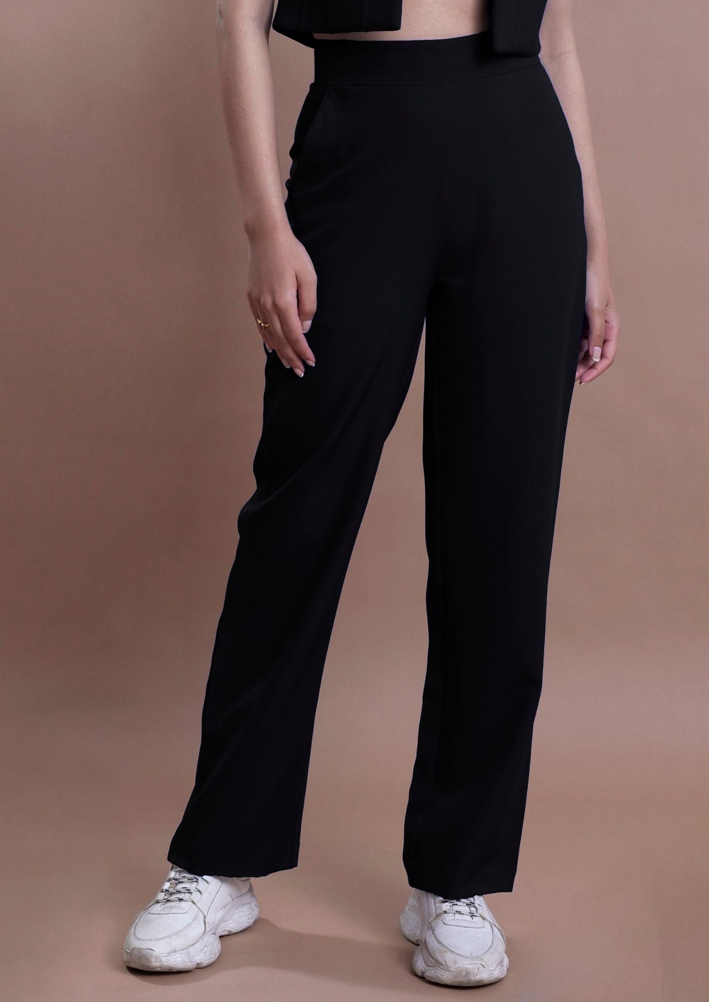 Sanctuary Marine Crop Trousers Black 24 at Amazon Women's Clothing store