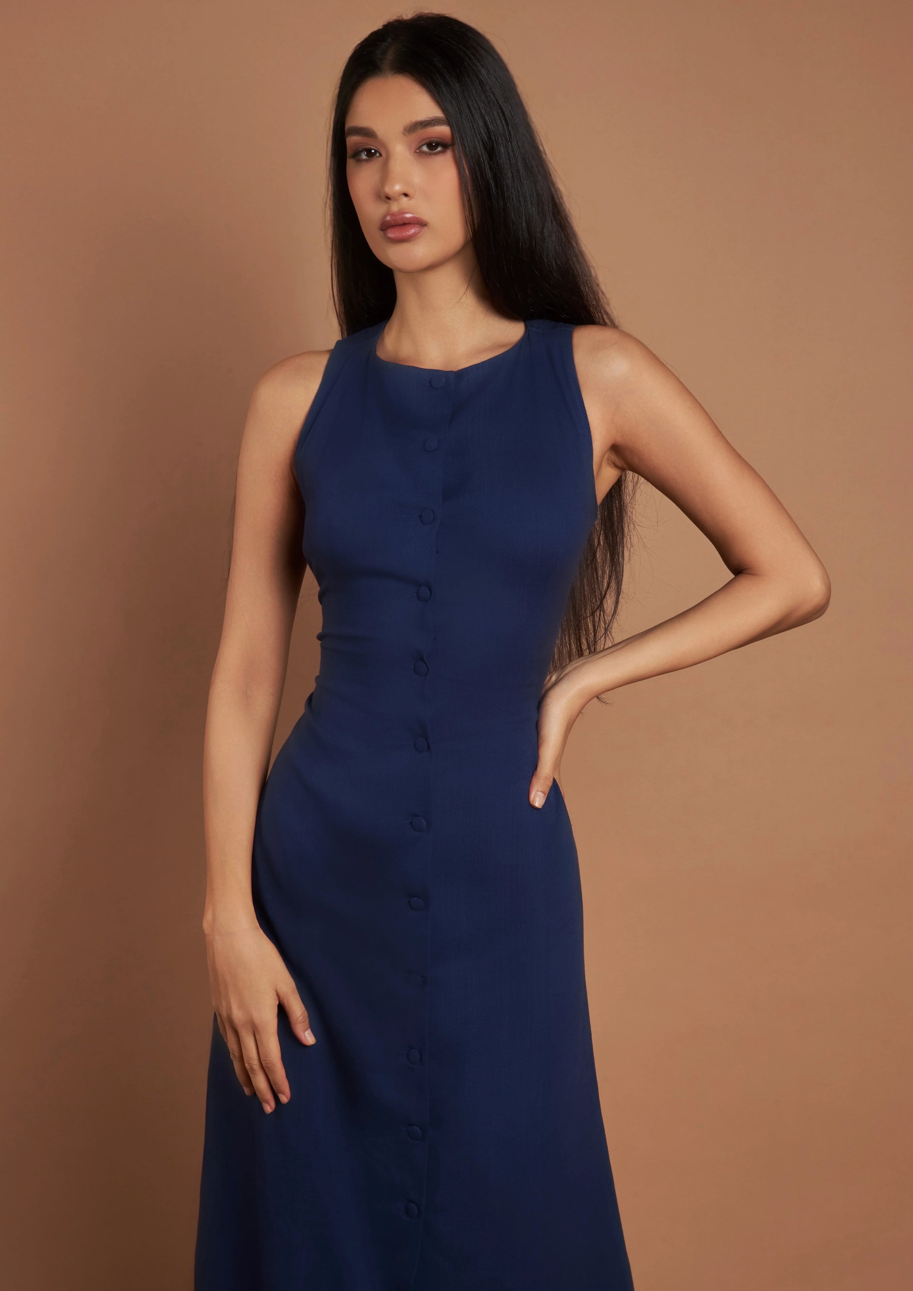 A-line Linen Dress