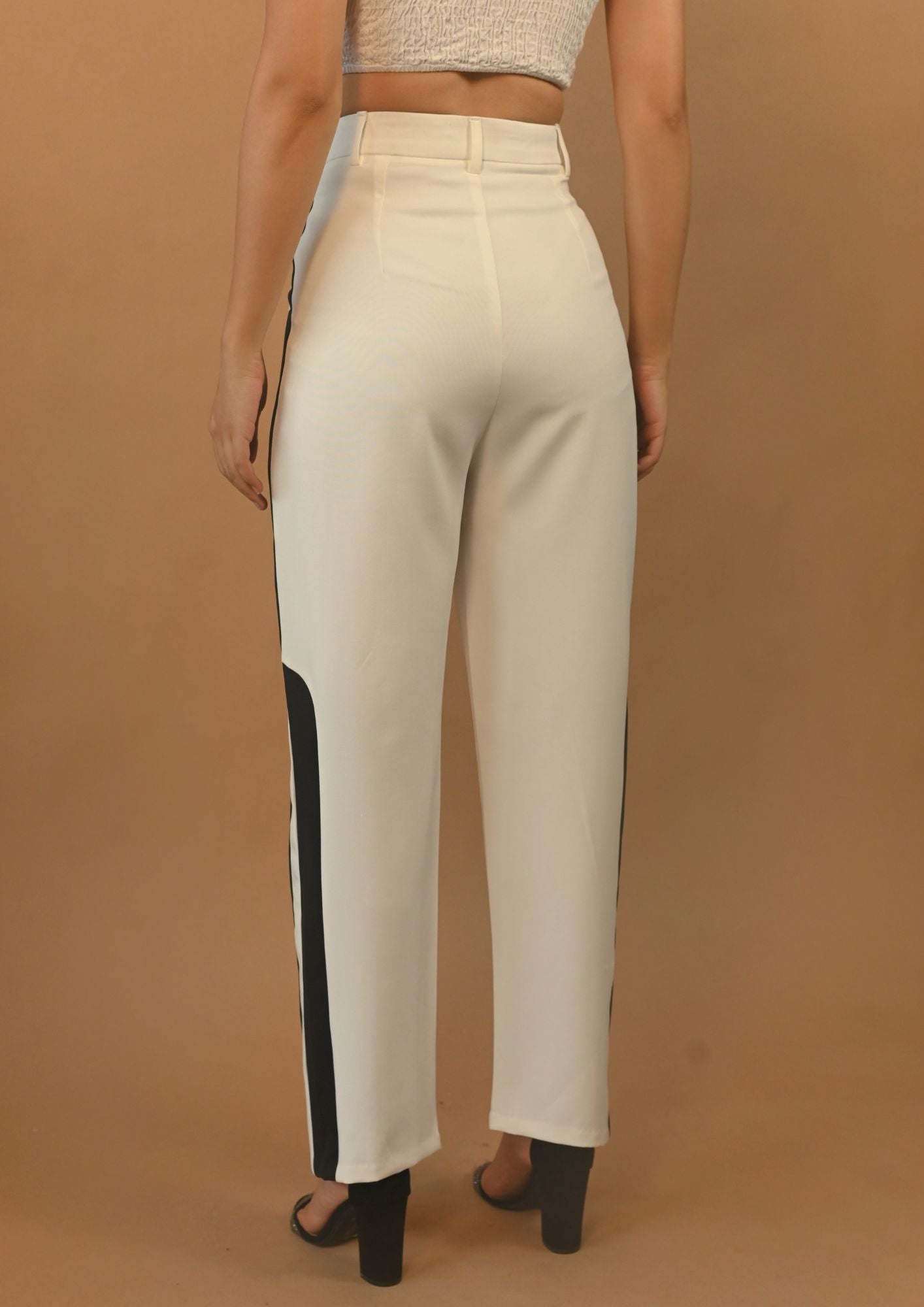 Linen-blend Pull-on Pants - Light beige - Ladies | H&M US