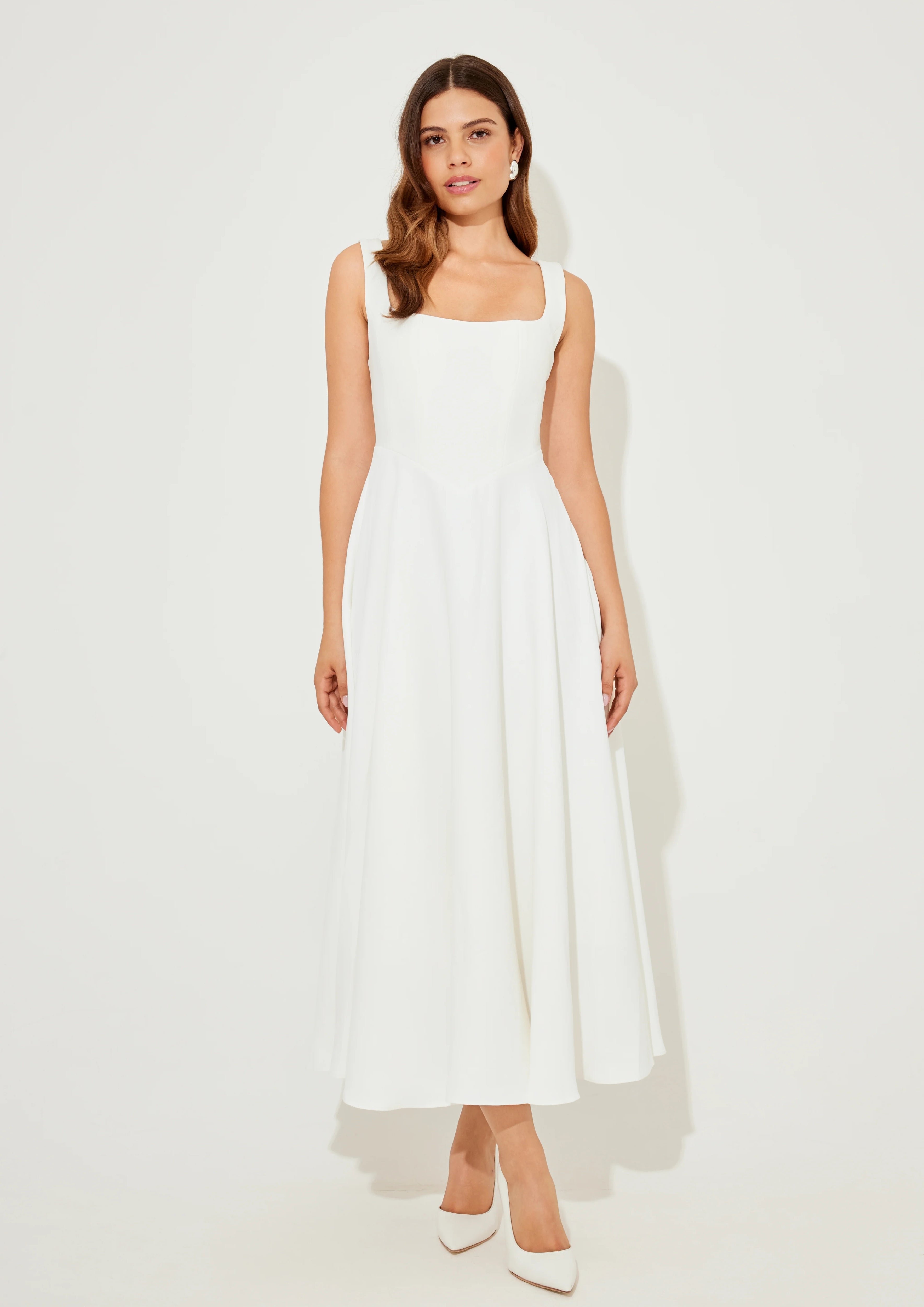 The Flare Midi Dress