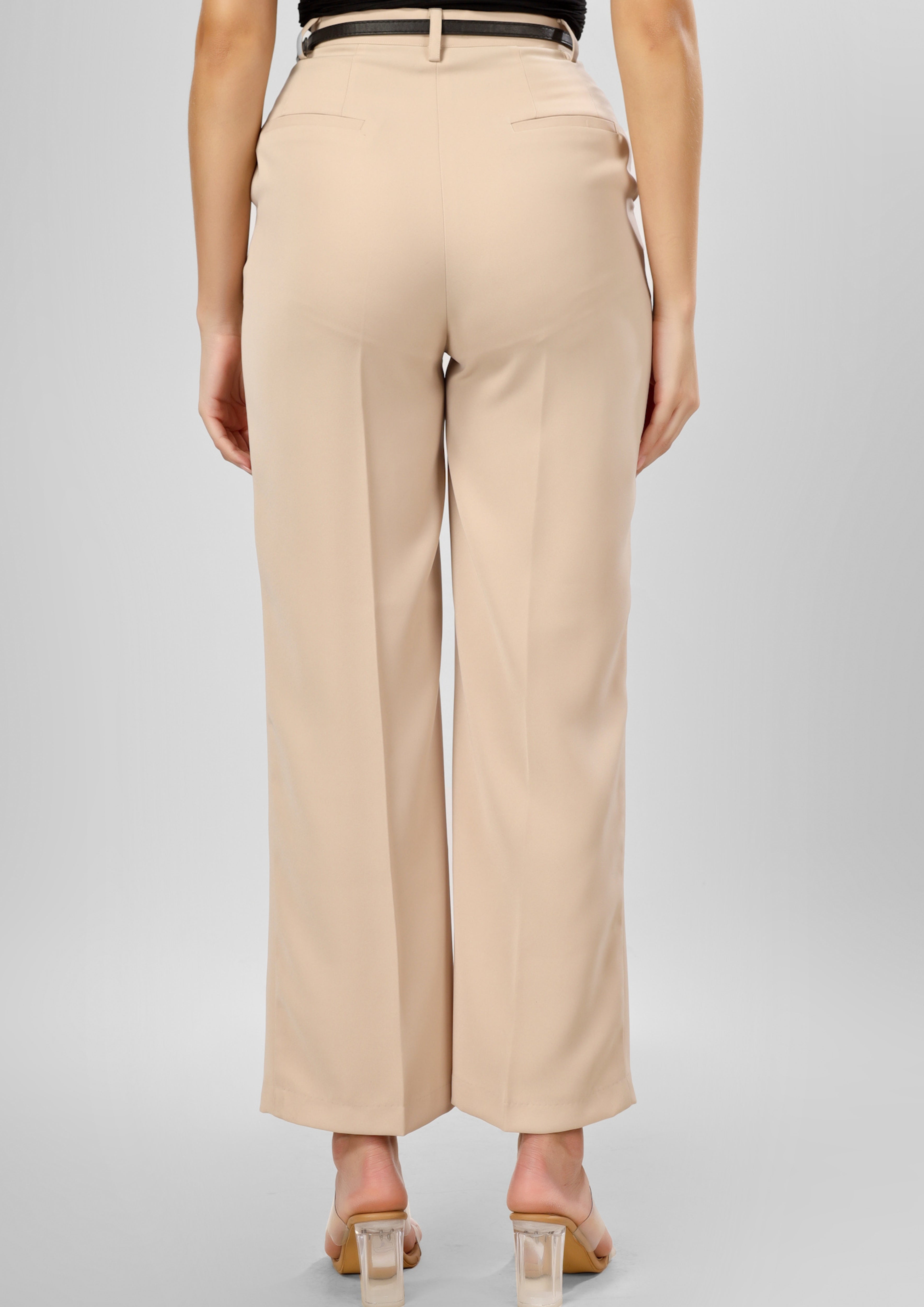 Premium Signature Wide Leg Trousers